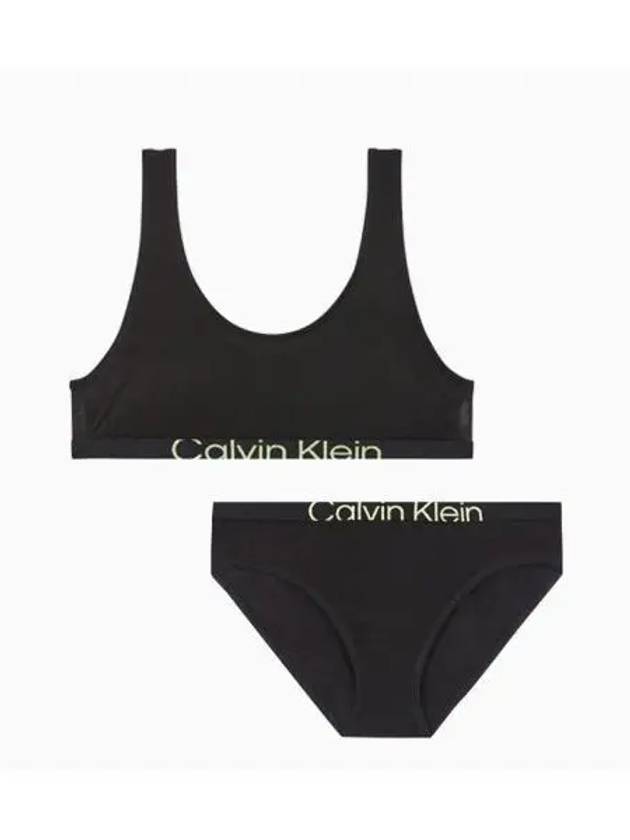 UNDERWEAR Women s Future Shift Cotton AF U back bralette set black - CALVIN KLEIN - BALAAN 1