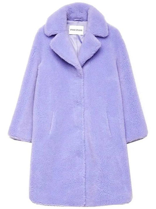 CAMILLE Cocoon fur teddy coat 61303 9040 74000 - STAND STUDIO - BALAAN 1