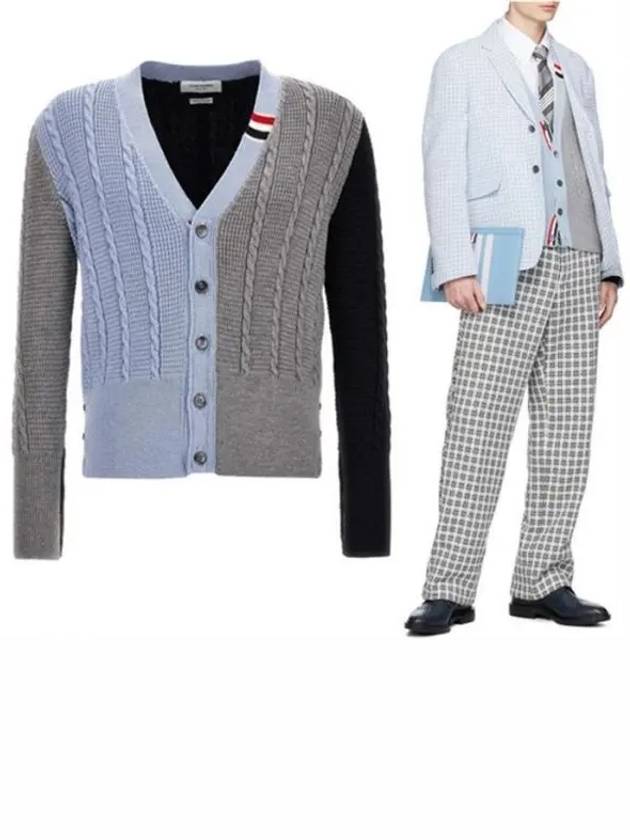 Single Breasted Button Cardigan - THOM BROWNE - BALAAN 2