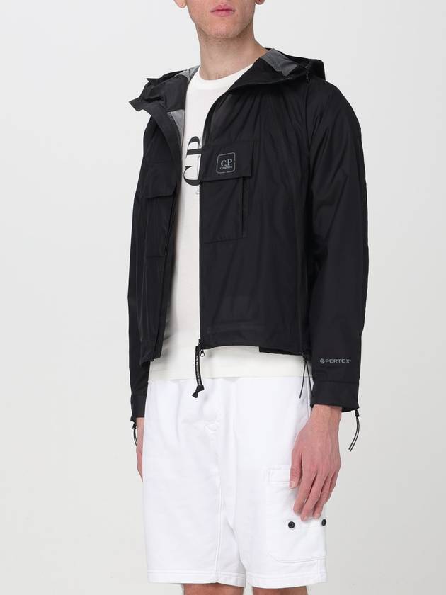 Metropolis Series Pertex Bloom Hooded Jacket Black - CP COMPANY - BALAAN 4