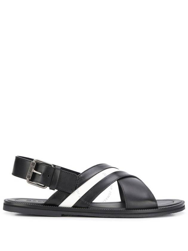 Jamilo Crossover Sandals White Black - BALLY - BALAAN 2