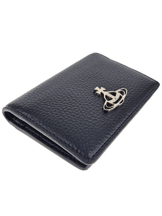 ORB Logo Card Wallet Black - VIVIENNE WESTWOOD - BALAAN 3