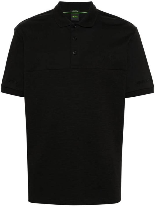Logo Print Polo Shirt Black - HUGO BOSS - BALAAN 1