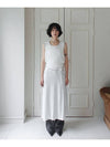 Linen Knit Vest Stitched by Hand IVORY women s top - RUBATI - BALAAN 9