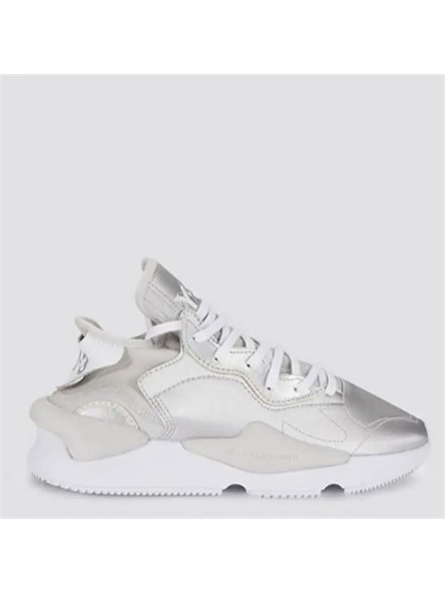 Kaiwa Logo Low Top Sneakers Metallic Silver - Y-3 - BALAAN 3