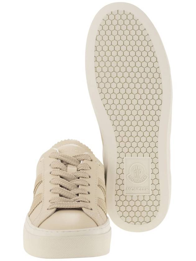 Monaco M Low-Top Sneakers Beige - MONCLER - BALAAN 6