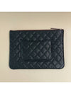 Classic Clutch Black Silver Caviar New Medium A82545 - CHANEL - BALAAN 2