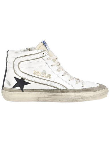 Golden Goose Star Slide High Top Sneakers White - GOLDEN GOOSE - BALAAN 1