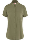 Women s High Coast Light Short Sleeve Shirt 87037620 LITE SS W GREEN - FJALL RAVEN - BALAAN 2