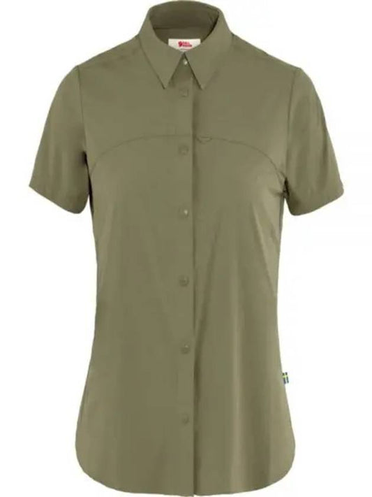 Women s High Coast Light Short Sleeve Shirt 87037620 LITE SS W GREEN - FJALL RAVEN - BALAAN 1