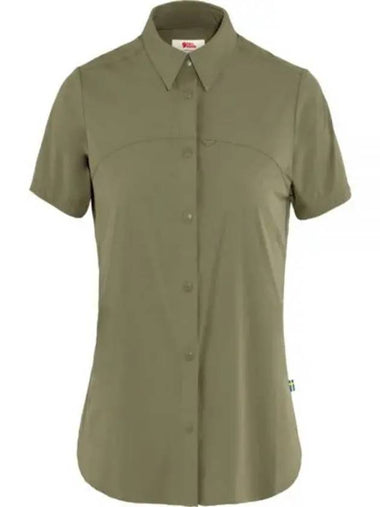 24 Women s High Coast Light Short Sleeve Shirt 87037620 LITE SS W GREEN - FJALL RAVEN - BALAAN 1