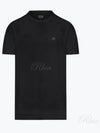 30/1 Sponge Fleece Short Sleeve Sweatshirt Black - CP COMPANY - BALAAN 2