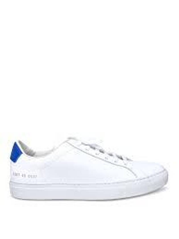 Retro Low Top Sneakers Blue White - COMMON PROJECTS - BALAAN 2