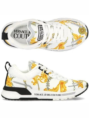 Jean Couture Logo 77YA3SA1 ZS654 G03 Baroque Printing Men s Sneakers 1052597 - VERSACE - BALAAN 1