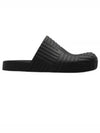 Intrecciato Rubber Clogs Slippers Black - BOTTEGA VENETA - BALAAN 2