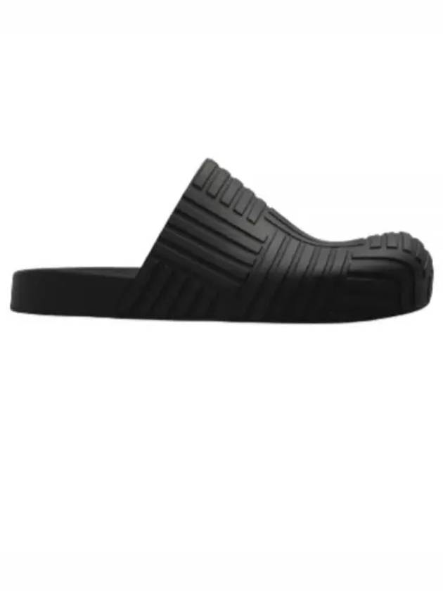 Intrecciato Rubber Clogs Slippers Black - BOTTEGA VENETA - BALAAN 2