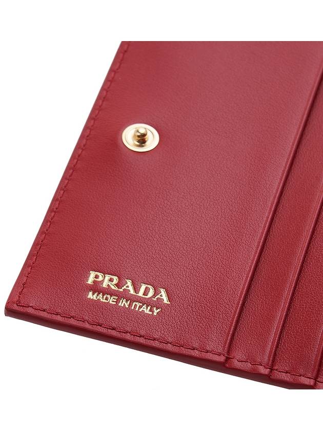 Patent Leather Half Wallet Red - PRADA - BALAAN 9