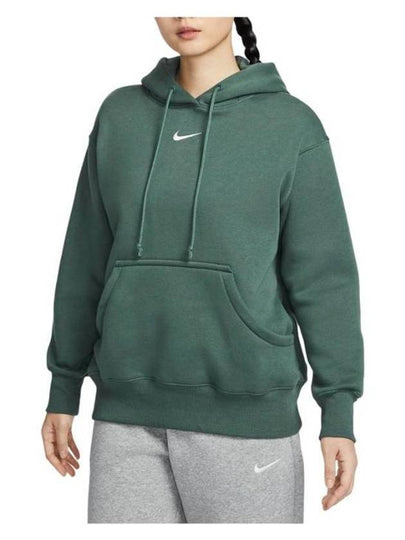 NSW Phoenix Fleece Oversized Pullover Hoodie Vintage Green - NIKE - BALAAN 2