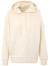 Logo Hoodie Top Beige - MONCLER - BALAAN 2