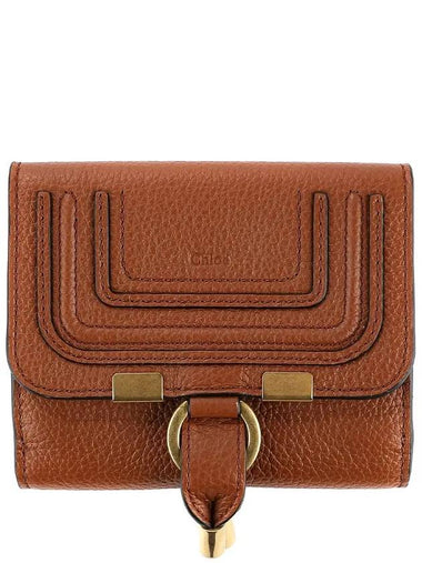 Marcie Square Flap Half Wallet Brown - CHLOE - BALAAN 1