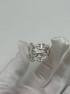 Large Chaine D'Ancre Enchainee Ring Silver - HERMES - BALAAN 7