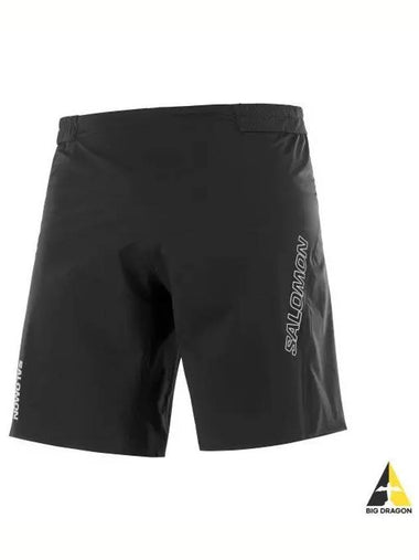 Bonatti Trail Shorts U Deep Black LC1826200 - SALOMON - BALAAN 1