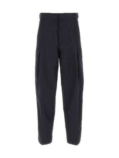 Cargo Cotton Twill Straight Pants Midnight Blue - BOTTEGA VENETA - BALAAN 2