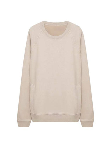 Men's Felpa Chiusa Girocollo Sweatshirt Beige - TEN C - BALAAN 1