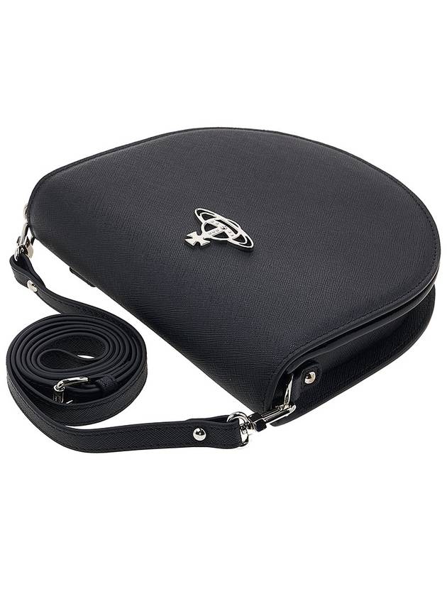 Saffiano Saddle Cross Bag Black - VIVIENNE WESTWOOD - BALAAN 5