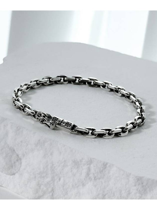 Original Chain Cylinder Buckle Bracelet Silver - BLESSED BULLET - BALAAN 1