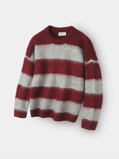 Wool brush striped knit gray - INDUST - BALAAN 2