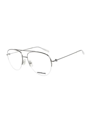 Aviator Metal Eyeglasses Ruthenium - MONTBLANC - BALAAN 1