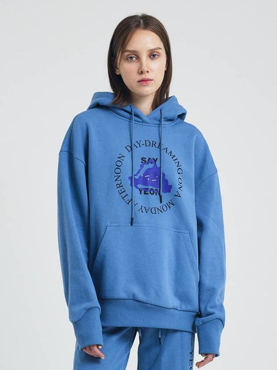 Wave Rib Cloud Hoodie Blue - SAY-_YEON - BALAAN 2