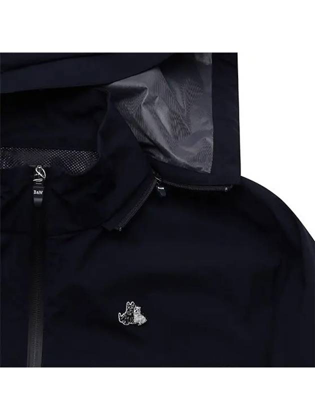 Women s Packable Rain Jumper 1804LZRA NAVY - BLACK&WHITE - BALAAN 3