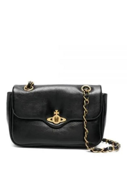 Anita Chain Shoulder Bag Black - VIVIENNE WESTWOOD - BALAAN 2