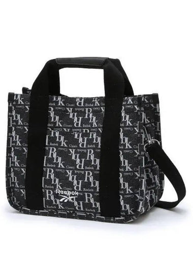 Monogram Tote Bag Women Black - REEBOK - BALAAN 1