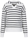 Striped wide collar knit MK4SP382 - P_LABEL - BALAAN 5