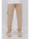 Stretch Cotton Tela Paracadute Cargo Straight Pants Sand - STONE ISLAND - BALAAN 6