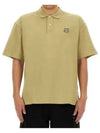 Bold Fox Head Patch Oversized Polo Shirt Sage Green - MAISON KITSUNE - BALAAN 2