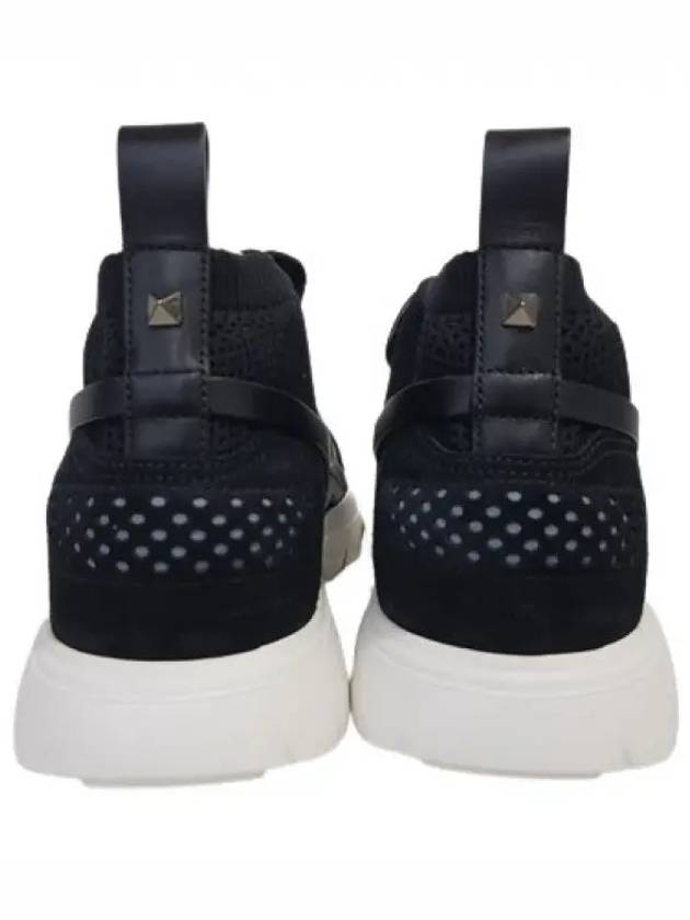 Sound High Top Sneakers Black - VALENTINO - BALAAN 7