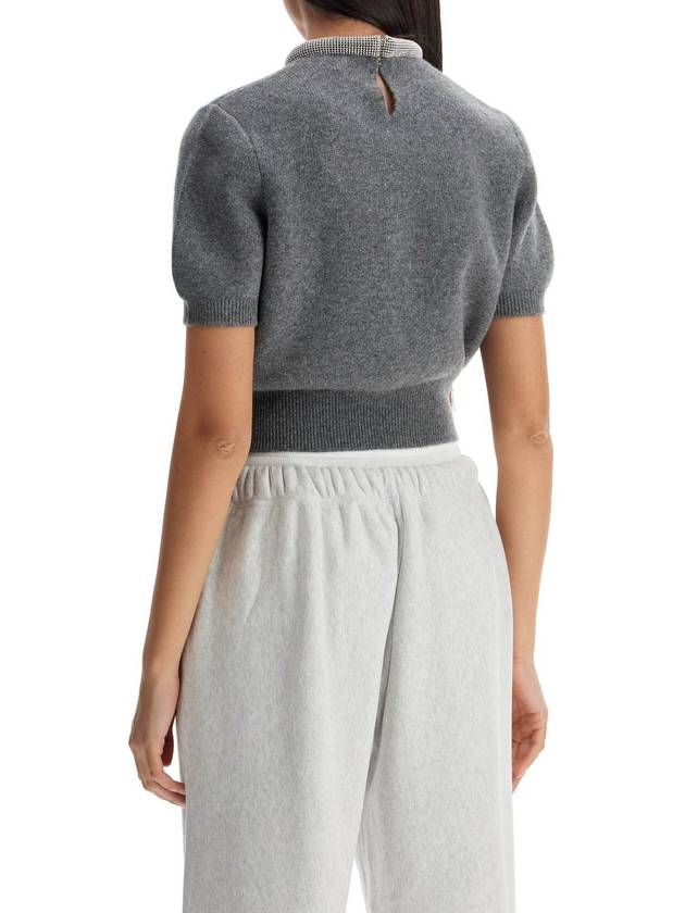 short-sleeved pullover with rh - ALEXANDER WANG - BALAAN 3