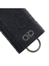 Gancini key wallet 66 1072 NERO PEBBLE 0753609 - SALVATORE FERRAGAMO - BALAAN 7