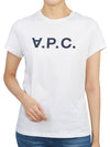 VPC Logo Short Sleeve T-Shirt White - A.P.C. - BALAAN 6