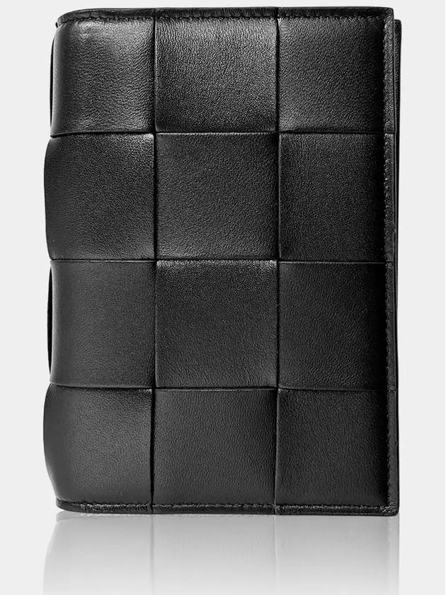 Cassette Half Wallet Black - BOTTEGA VENETA - BALAAN 7