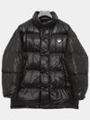 Triangle Logo Nylon Padded Jacket Black - PRADA - BALAAN 3