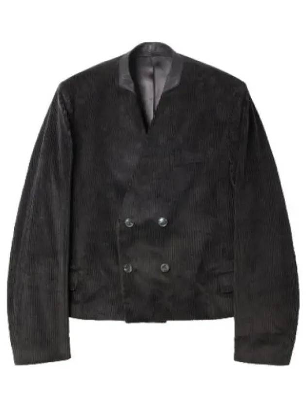 Cropped Blazer Black Suit Jacket - MARTINE ROSE - BALAAN 1