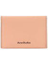 Folded Leather Card Wallet Pink - ACNE STUDIOS - BALAAN 2