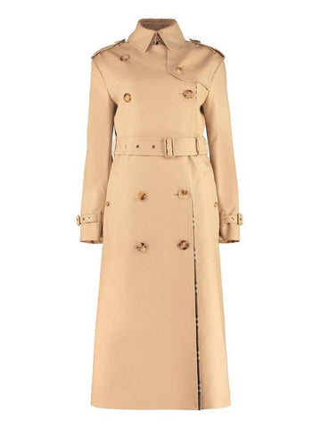 WoMen's Gabardine Loopback Trench Coat Beige - BURBERRY - BALAAN 1