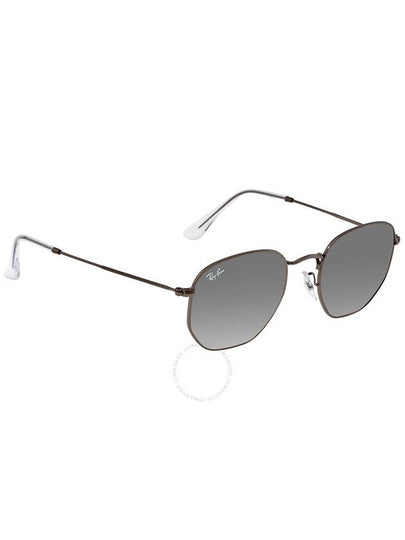 Ray Ban Hexagonal Flat Lenses Grey Gradient Geometric Unisex Sunglasses RB3548N 004/71 51 - RAY-BAN - BALAAN 2