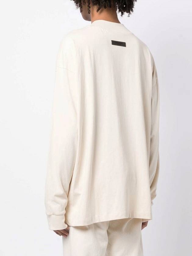 23SS Mock Neck Egg Shell Long Sleeve 125SU222010F - FEAR OF GOD ESSENTIALS - BALAAN 3